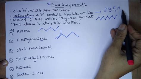 UNLOCK Molecular Structures - Bond Line Formulas REVEALED