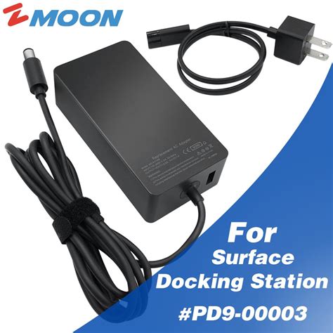 ZMoon AC Adapter Power Supply Cord Charger For Surface Pro 4 Microsoft ...