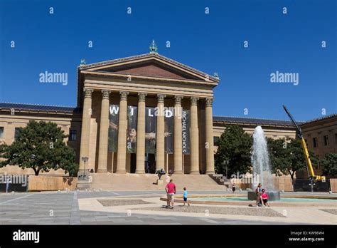 The Art Museum Steps (or 'Rocky' steps), Philadelphia Museum of Art ...