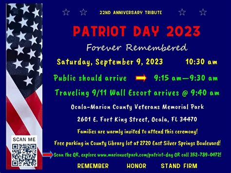 2 2023 PATRIOT DAY - WINDFM - 92.5 Gainesville 95.5 Ocala