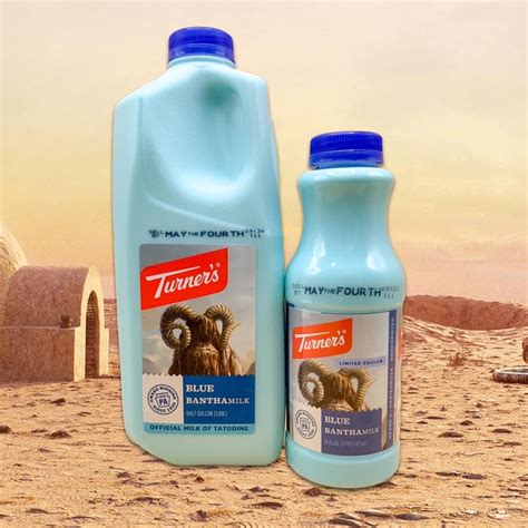 Turner's : Production le lait bleu juste pour le May the 4th. – Mintinbox