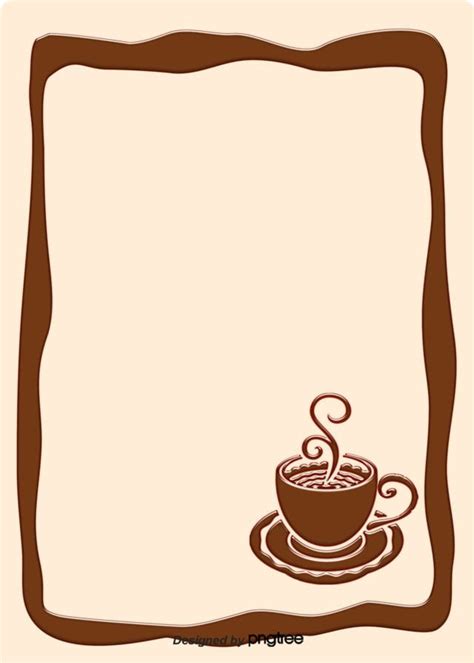 Design De Moldura De Fundo Cor De Café Café Papel de Parede Para Download Gratuito - Pngtree ...