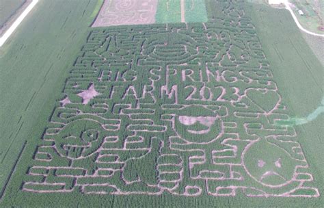 Big Springs Farm Maze Design 2023