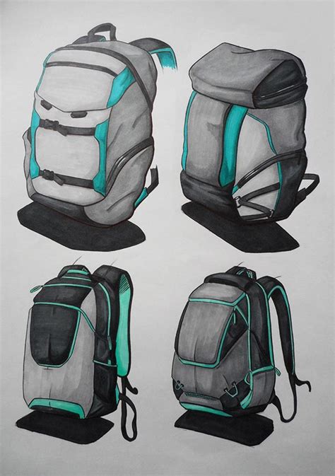 Product Design Sketching | Backpack design concept, Sketches, Backpack drawing