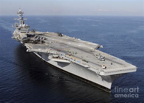 Aircraft Carrier Uss Carl Vinson Photograph by Stocktrek Images - Fine ...