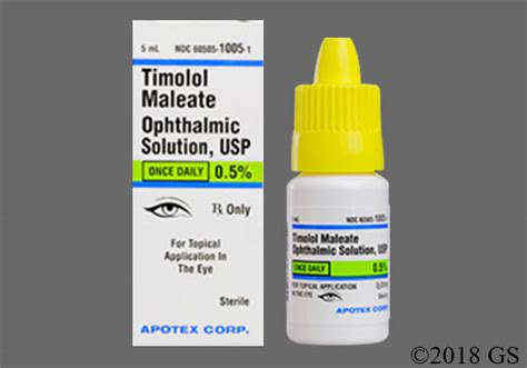 Timolol Maleate 0.5% Ophthalmic Drops, Sol 5 ML Sol - 110508