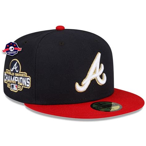 Buy the New Era cap 59Fifty from Atlanta Braves winner of the World Series - Brooklyn Fizz