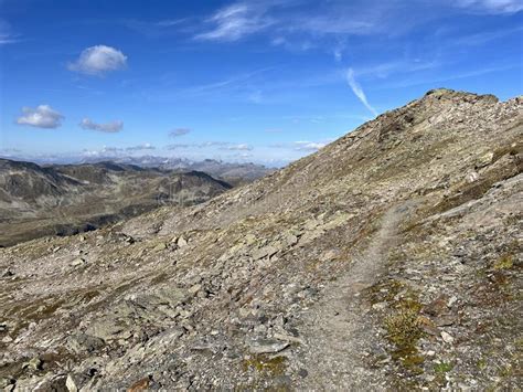 Hiking Trails or Mountaineering Routes of the Silvretta Alps Mountain ...