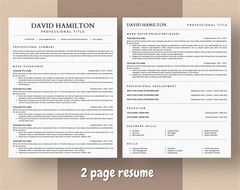 Resume Template Ats Mosop - Riset