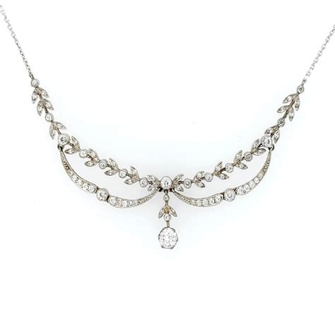 Vintage Diamond Necklace - Levins Fine Jewellery Nottingham