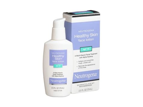 Neutrogena Healthy Skin Face Lotion, SPF 15, 2.5 oz Ingredients and Reviews