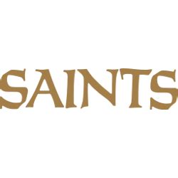 New Orleans Saints Wordmark Logo | SPORTS LOGO HISTORY