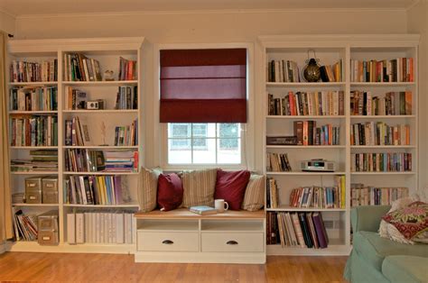 Built in Bookshelves with Window-seat for under $350 - IKEA Hackers ...