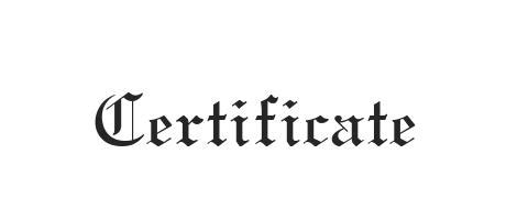 Certificate - Font Family (Typeface) Free Download TTF, OTF - Fontmirror.com