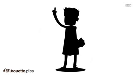 Good doctor cartoon Silhouette Vector, Clipart Images, Pictures