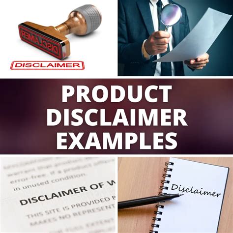 20+ Product Disclaimer Examples • Eat, Sleep, Wander