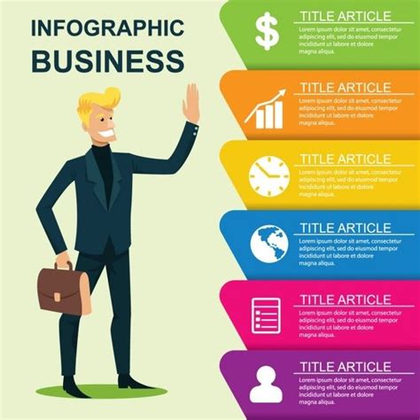 Template infográfico negócios Vetor grát... | Free Vector #Freepik #freevector #infografico # ...