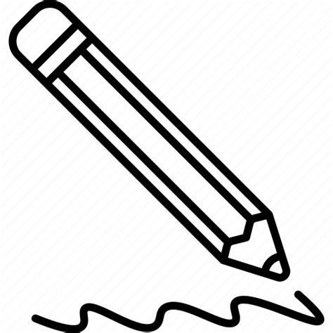 Pencil, stationery, writing tool, write, school supply icon - Download on Iconfinder