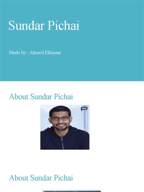 Sundar Pichai | PDF