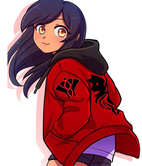 Red Fleece Aphmau Aaron Lycan Hoodie - Jacket Makers