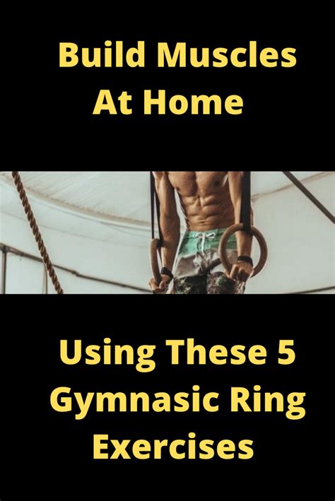 Gymnastic Ring Exercises For Beginners | Gymnastic rings, Gymnastic rings workout, Rings workout