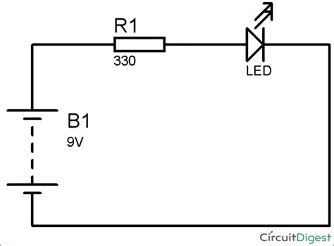 Simple LED Circuit Diagram