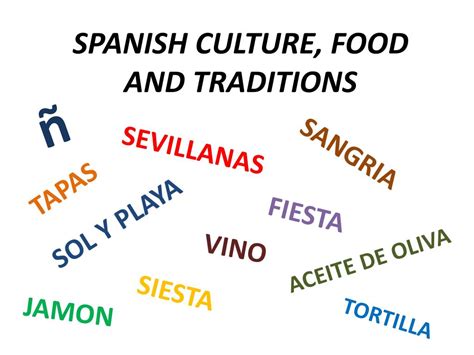 PPT - Spanish culture , food and traditions PowerPoint Presentation, free download - ID:2375051