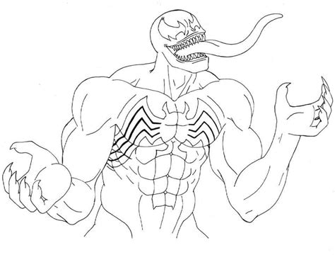 15 Free Printable Venom Coloring Pages