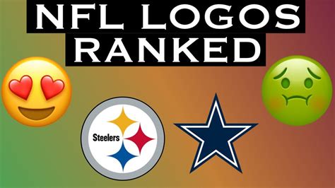 NFL LOGOS RANKED - YouTube