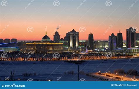 Astana skyline stock image. Image of skyline, colourful - 22746649