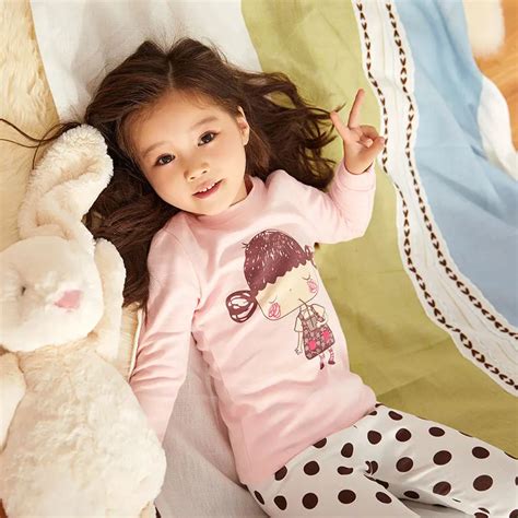 Kids Pajama Sets Girls Cartoon Pijamas Children Cotton Casual Sleepwear Children's Pajamas Girls ...