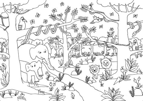 Jungle Coloring Games - ColoringGames.Net