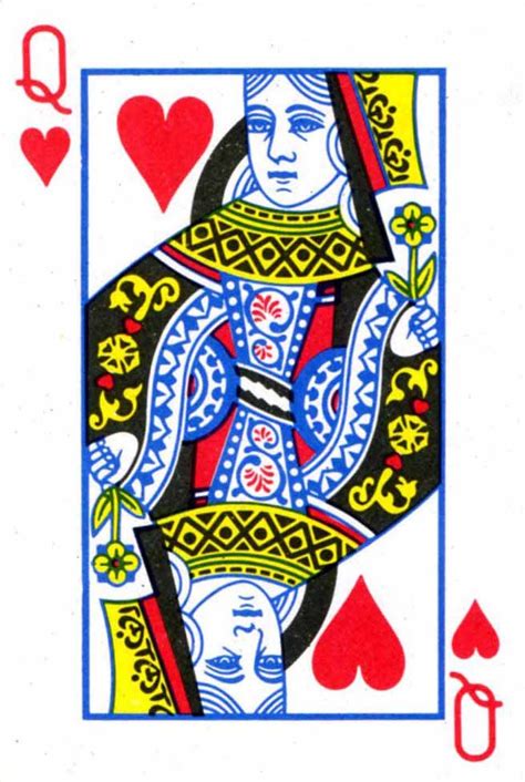 queen of hearts - Google Search | Queen of hearts card, Hearts playing cards, Playing cards art