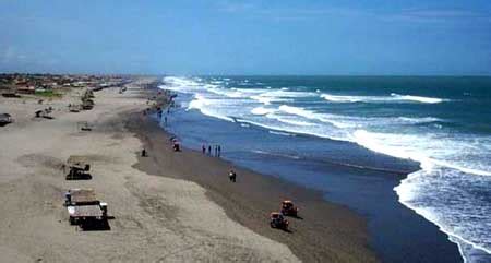 Depok Beach in Bantul Regency, Yogyakarta Special Region