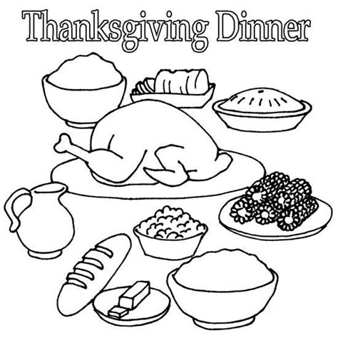 Printable Thanksgiving Food