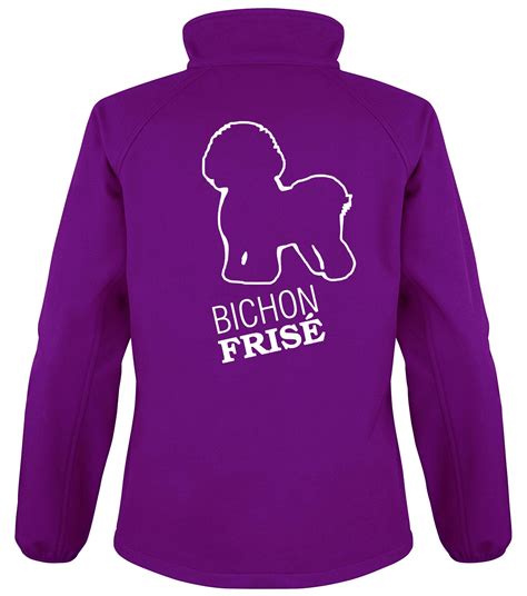 Softshell Jacket with Exclusive Bichon Frise Dog Dogeria Dog Breed Design