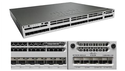 Cisco 3850 Series 10gbe Network Switch، 24 Port SFP Switch WS-C3850-24S-S