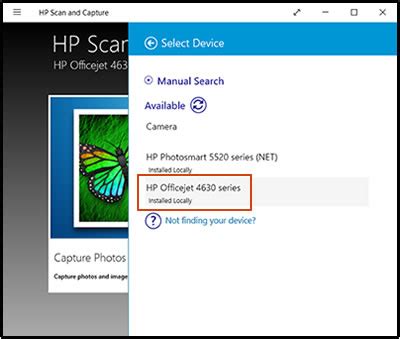 Hp scan and capture device cannot be found - keyslasopa