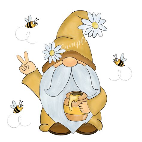 Gnome Digital Download PNG. Spring Gnome Clipart. Sublimation | Etsy