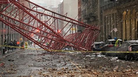 Deadly Crane Collapse in New York City Video - ABC News