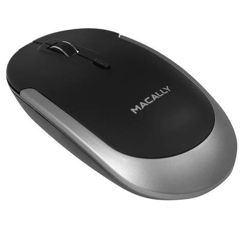 Macally Silent Wireless Bluetooth Mouse for Apple Mac or Windows PC ...