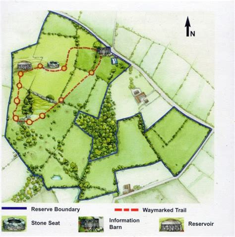 Wildlife Trust Nature reserve Maps - Lizzie Harper