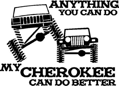 Jeep cherokee decals stickers