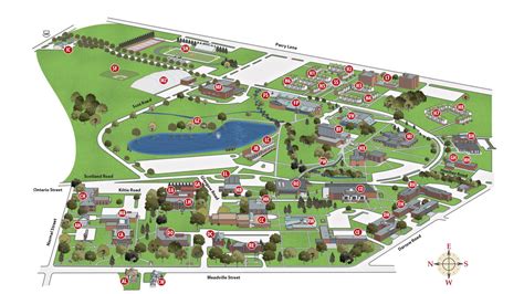 Edinboro University Campus Map - Gisele Ermentrude