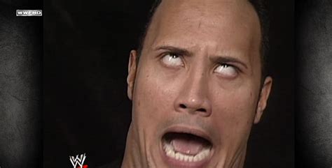 Funny WWE Pictures » Rock Funny Face