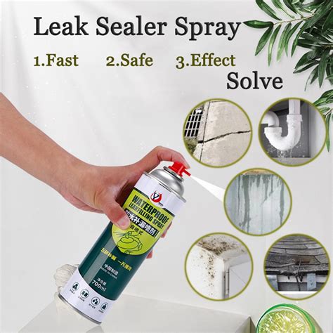 700ml Waterproof Leak Seal Repair Spray Cracks Repair Leaking Sealer ...