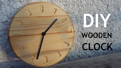 DIY Modern Wooden Clock // Woodworking How To // My Cellar Workshop - YouTube
