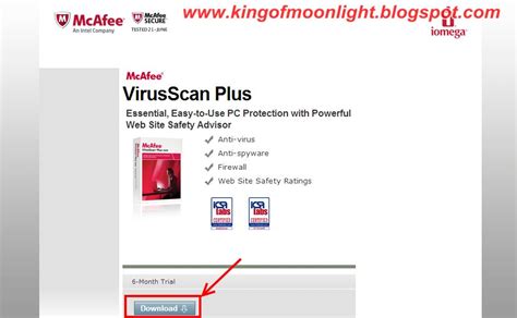 KingofMoonlight: McAfee AntiVirus Plus 6 months