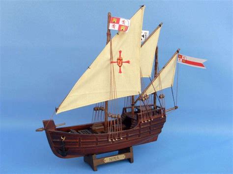 Buy Wooden Santa Maria, Nina & Pinta Model Ship Set - Model Ships