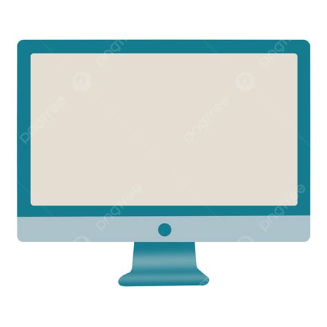 Computer Monitor White Transparent, Office Computer Monitor ...